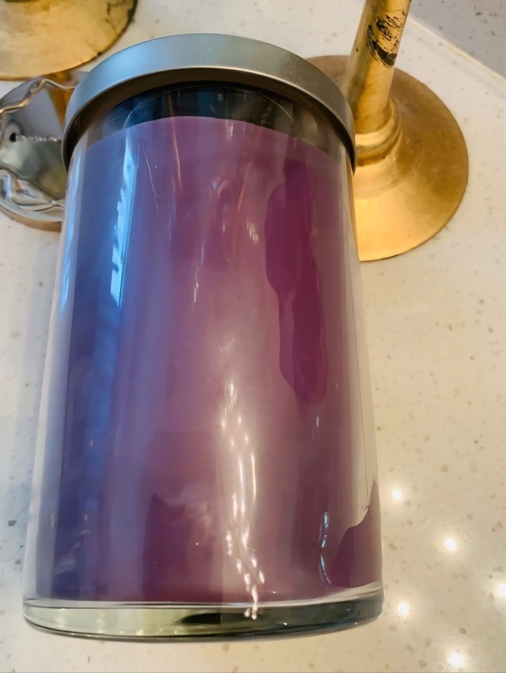 Yankee Candle Mystical Tarot Card Jar Candle - Purple with Gold Lid - Picture 3 of 3